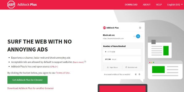 Adblock Plus mejores bloqueadores de anuncios