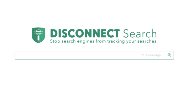 Disconnect Search homepage