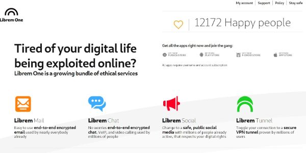 Librem One homepage