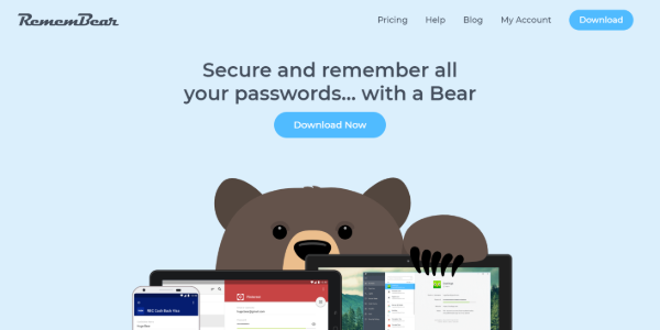RememBear password manager by TunnelBear