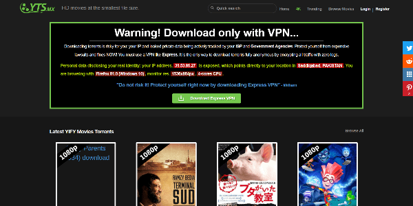 Yify ταινίες torrent download - yts