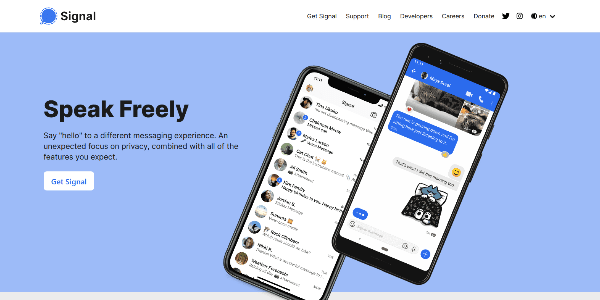 Signal Messenger Speak Freely-min