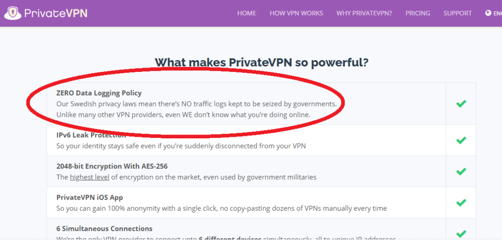 PrivateVPN great performance with modest features screenshort 1