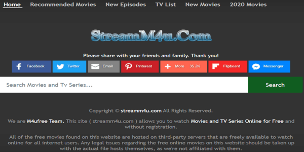 Site StreamM4u.com