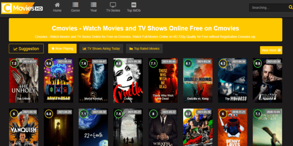 CMovies HD official website