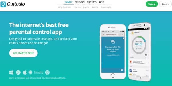 Qustodio parental control app
