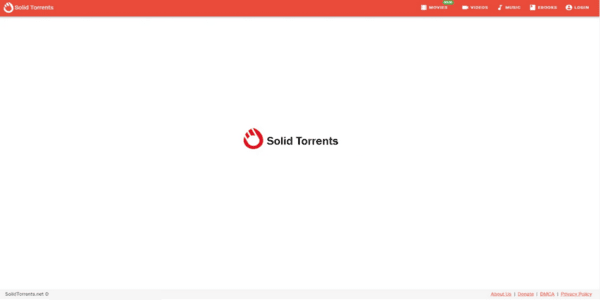 SolidTorrents homepge