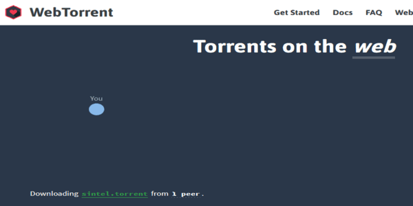 Software de torrent web