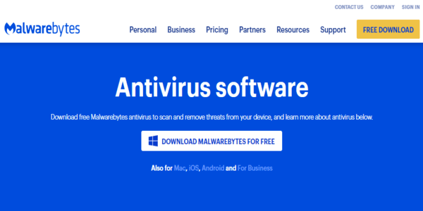 Malwarebytes antivirus