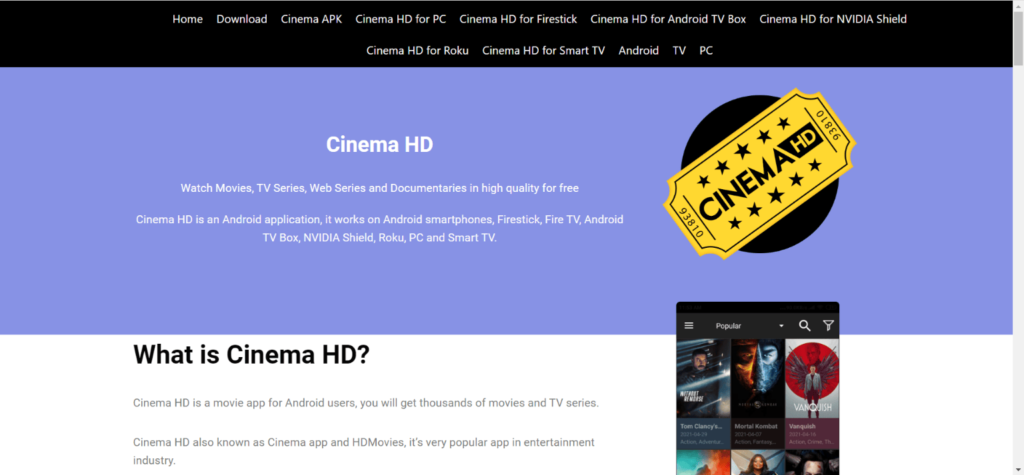 Cinema HD