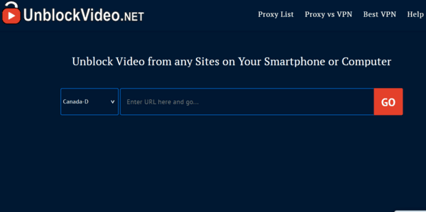 Desbloquear proxy de video