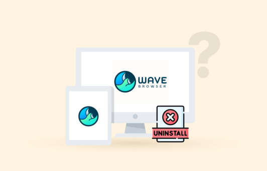uninstall wave browser