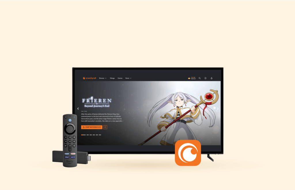 Watch Crunchyroll on Firestick