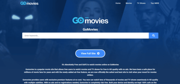 watch GoMovies safely and legally