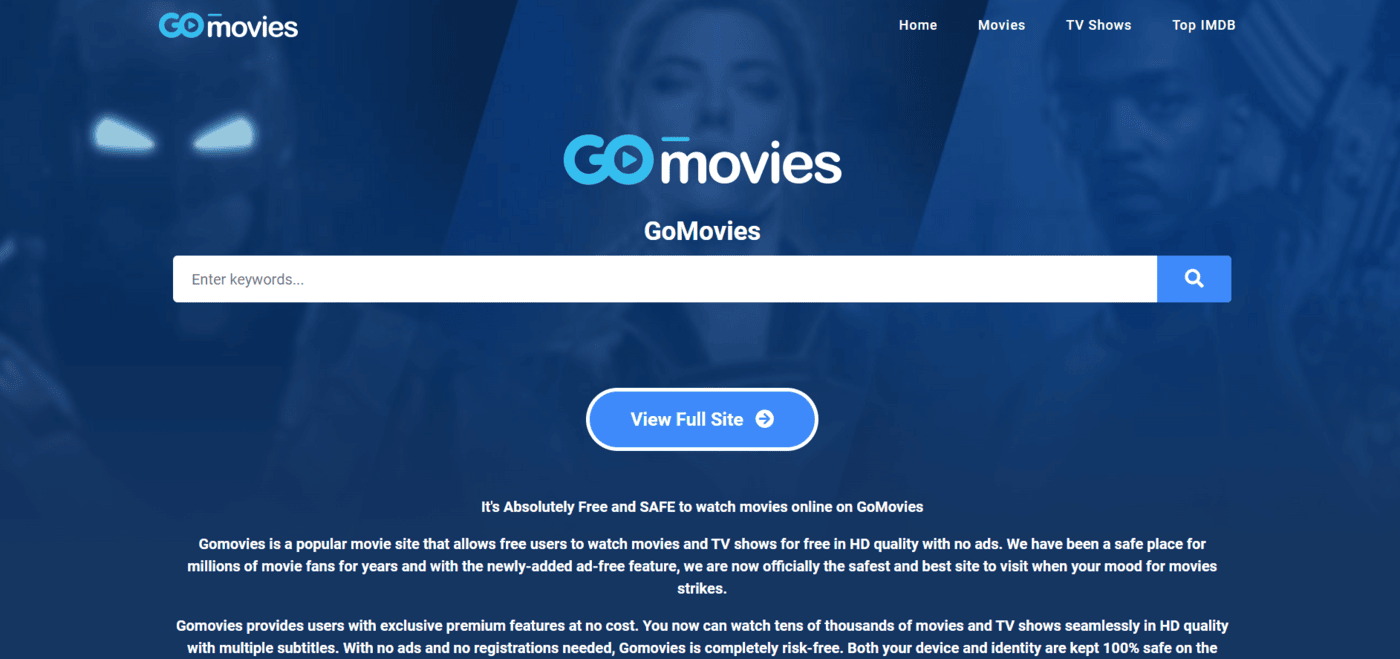 GoMovies Is It Up, Safe, and Legal in 2023? Best Alternatives?