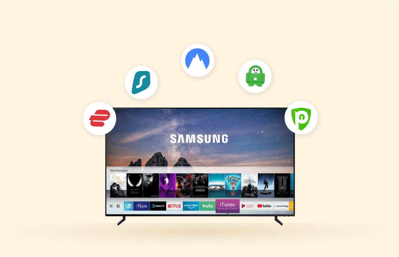 5 Best VPNs For Samsung Smart TV in 2023