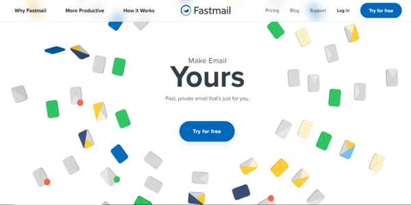 Fast mail homepage