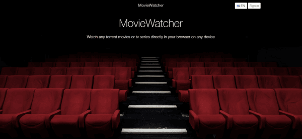 MovieWatcher homepage
