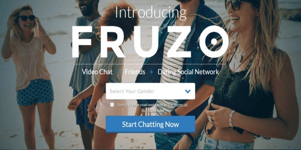 Fruzo homepage