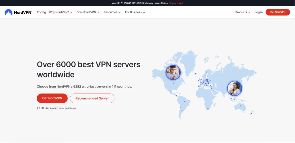 ultra-fast VPN servers in 60 countries, NordVPN 