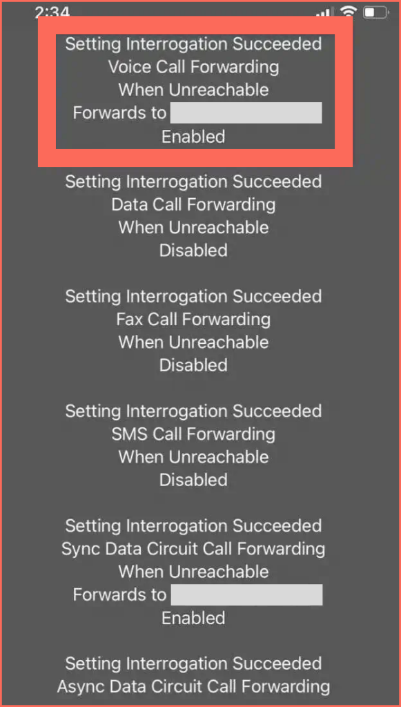 To check if your calls are being redirected when your device is turned off or has no signal