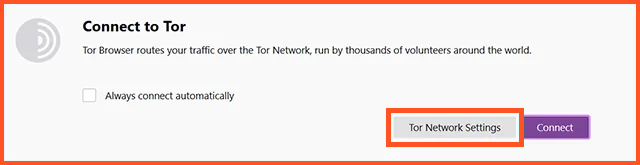 connect to tor