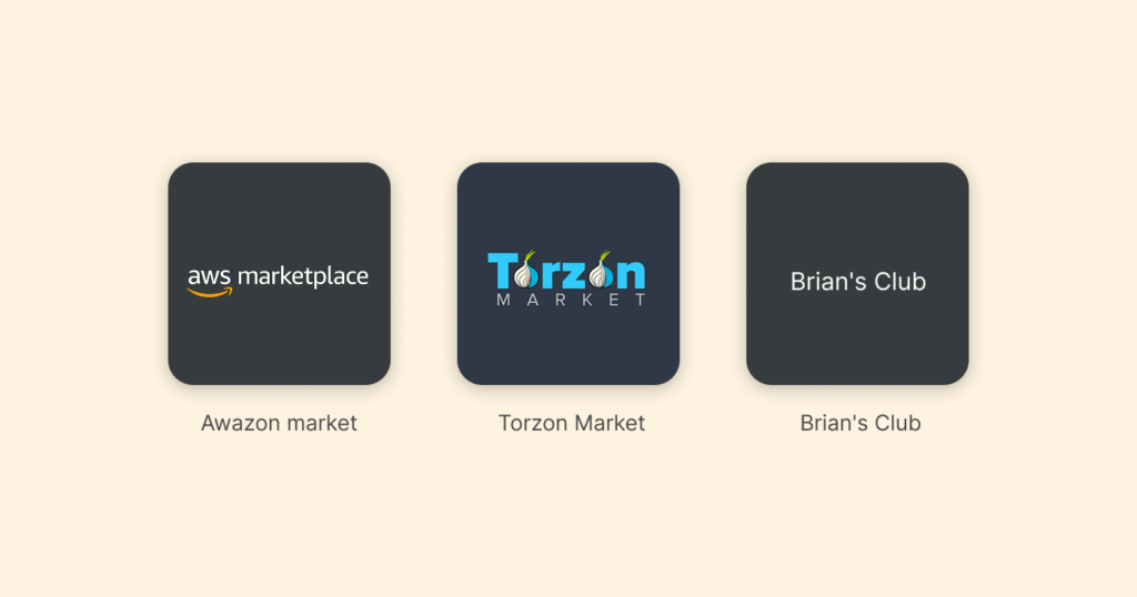 Popular darknet marketplaces