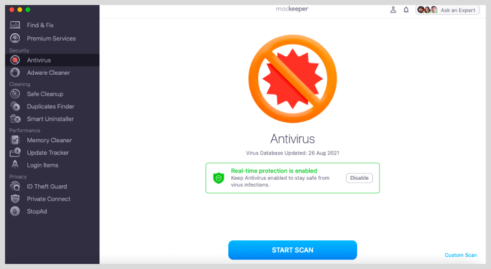 Antivirus scanner