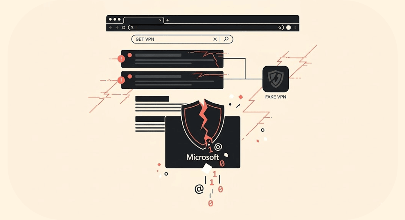 Microsoft Warns of SEO Poisoning Campaign Spreading Fake VPN Apps to Steal Credentials