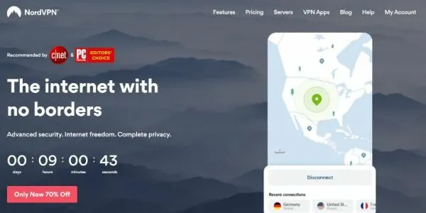 NordVPN Las mejores VPN para Netflix 600x300