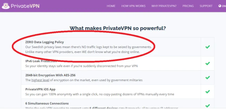 PrivateVPN great performance with modest features screenshort 1
