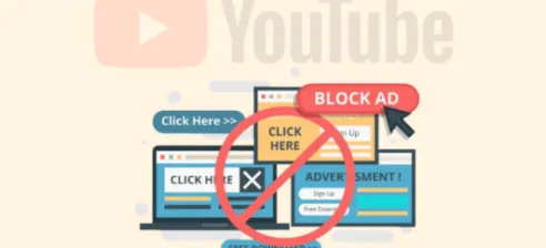 Block ads on YouTube