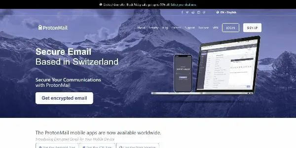 ProtonMail es un correo electrónico encriptado gratuito