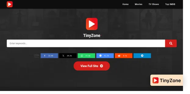 TinyZone homepage