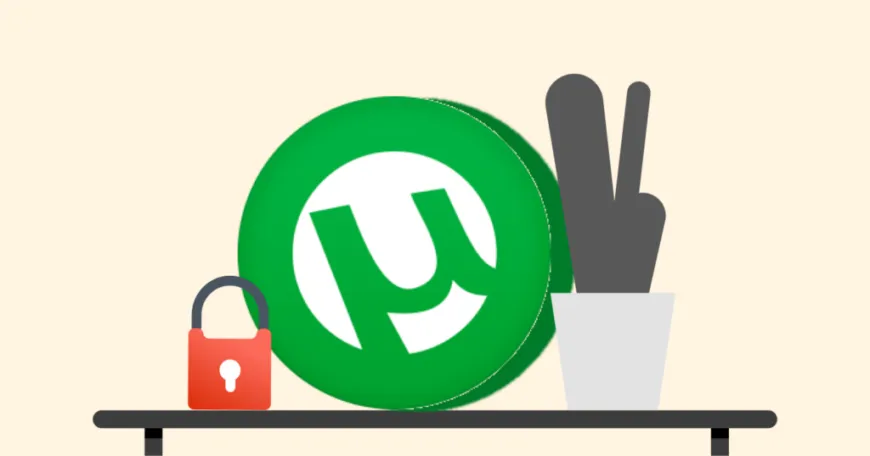 How can you stay safe on uTorrent?