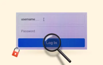 Facebook privacy login button