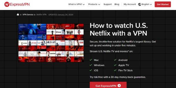 ExpressVPN for Netflix