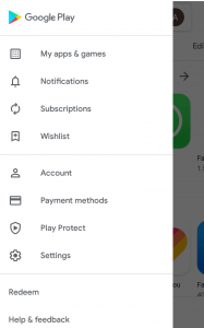 Google Play store country and profiles