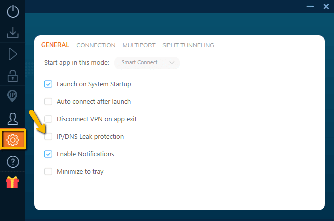 Ivacy Windows Desktop settings